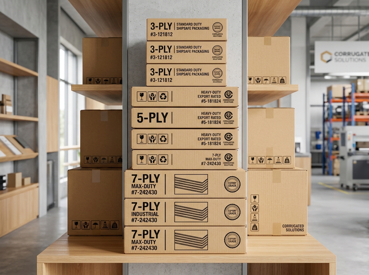 3-Ply 5-Ply 7-Ply Heavy Duty Export Auto Cartons