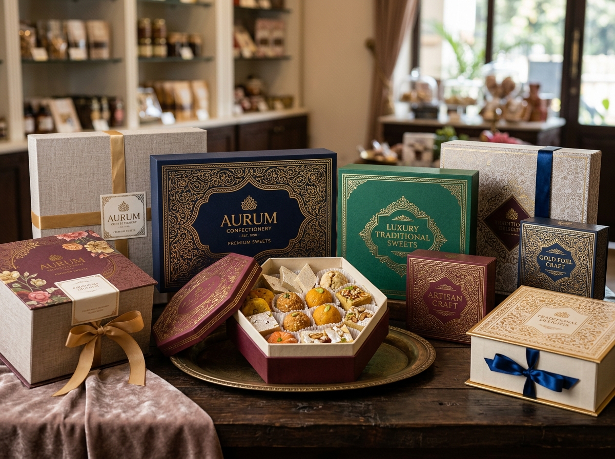 Luxury Rigid Gift and Sweet Boxes